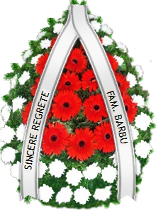 coroana crizanteme gerbera