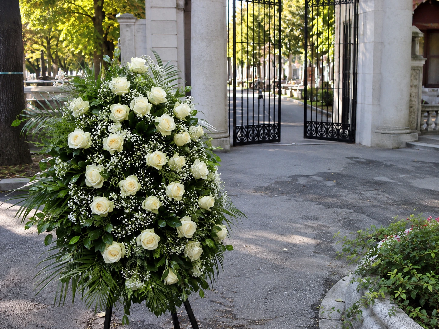 coroane funerare livrate la Cimitirul Iancu Nou