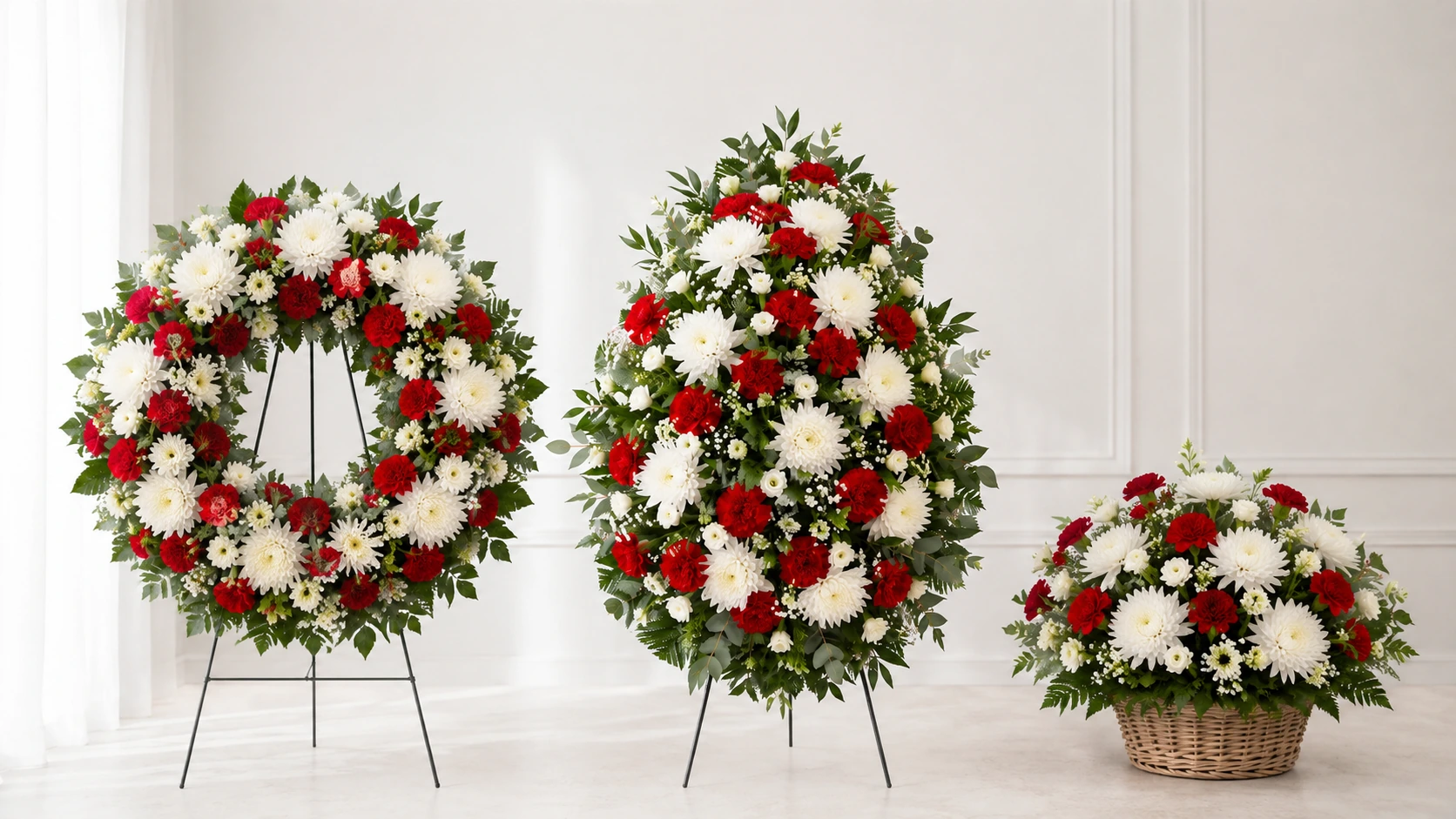 coroane funerare din flori naturale sau artificiale