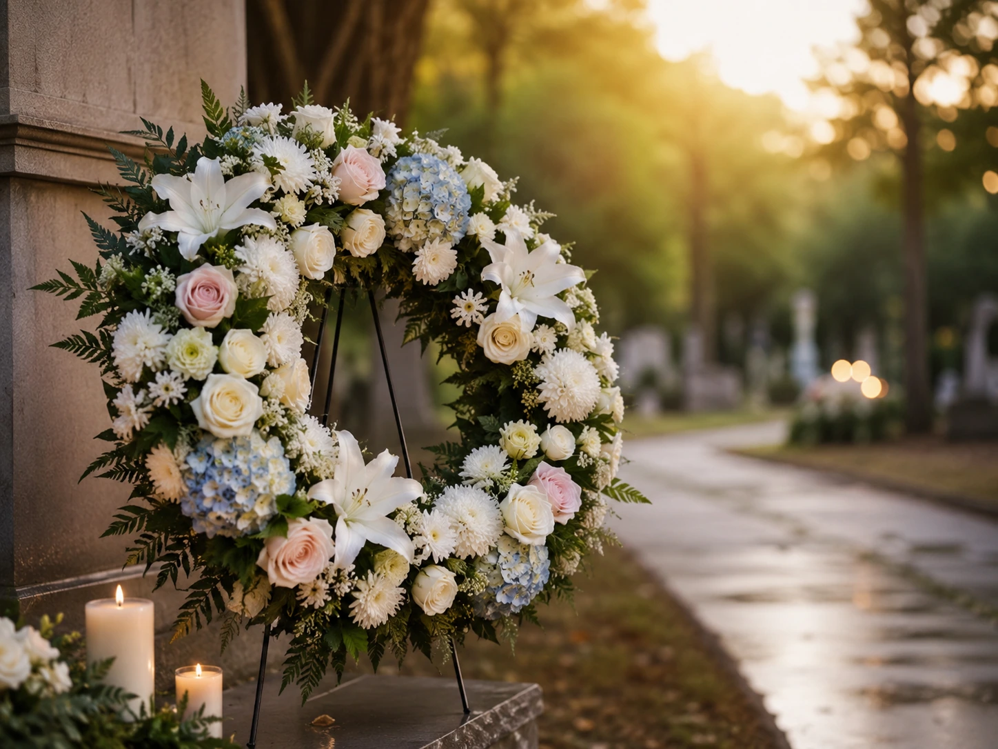 coroane funerare pentru bunici