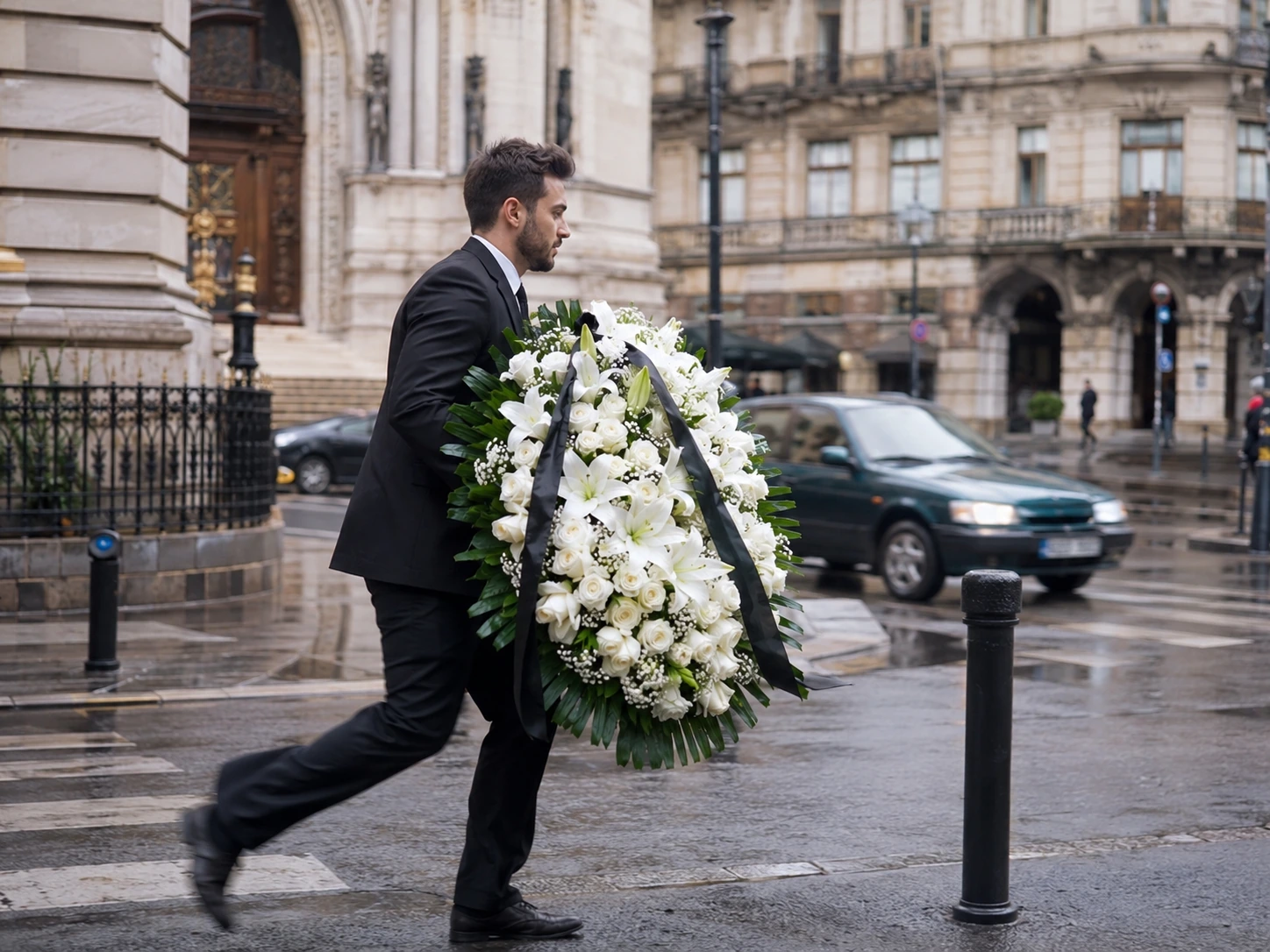 coroane funerare pentru priveghi