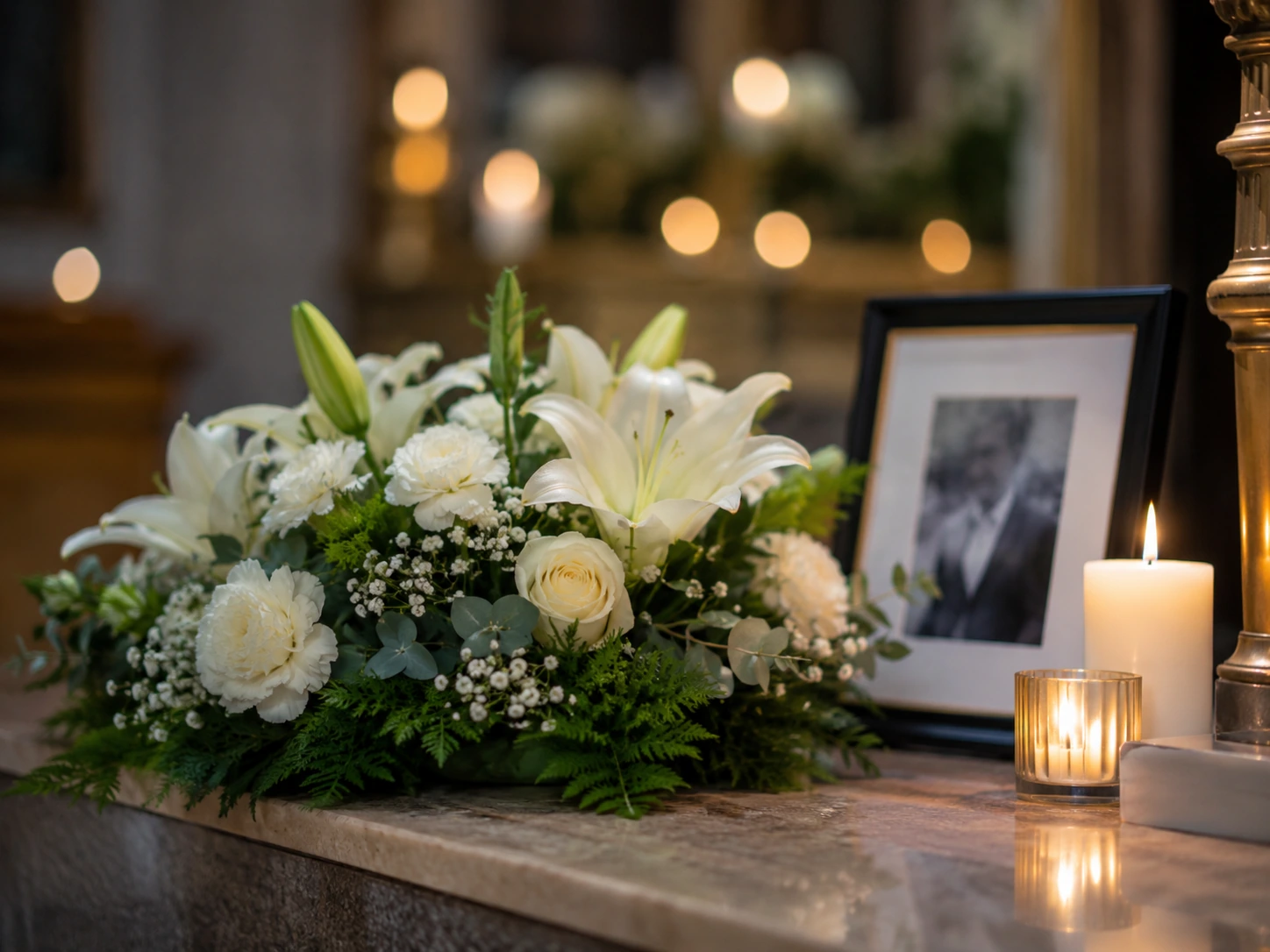 coș funerar sau coroană funerară