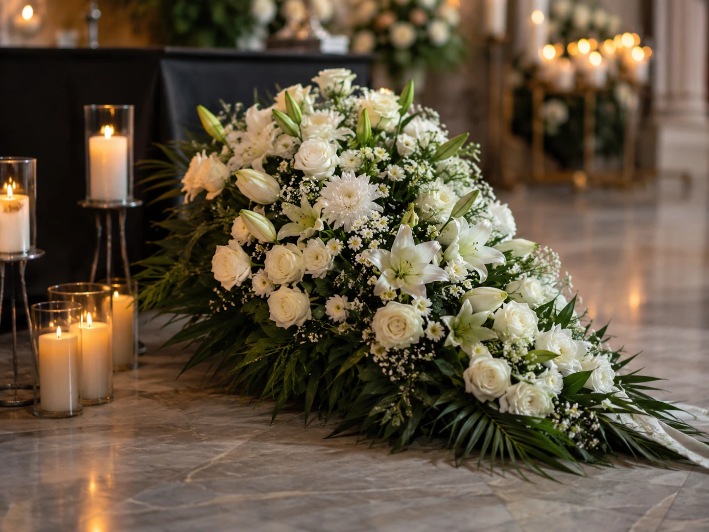 diferența dintre coroană funerară și jerbă