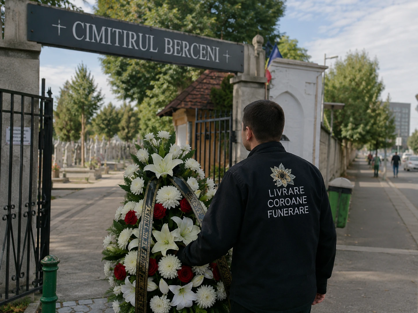 livrare coroane funerare la Cimitirul Berceni