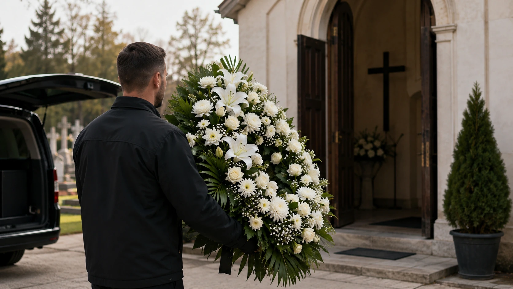 livrare coroane funerare