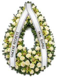 coroana orhidee trandafiri