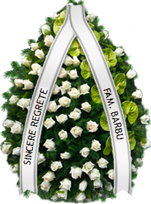 coroana mare anthurium trandafiri