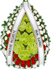 coroana anthurium trandafiri crizanteme