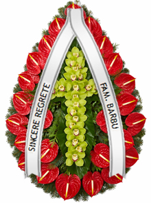 coroana garoafe anthurium