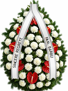 coroana anthurium garoafe