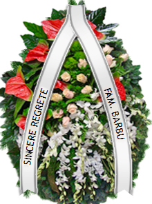 trandafiri lisianthus anthurium