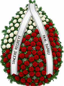 coroana trandafiri gypsophilla